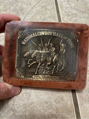 National Cowboy Hall of Fame belt buckle